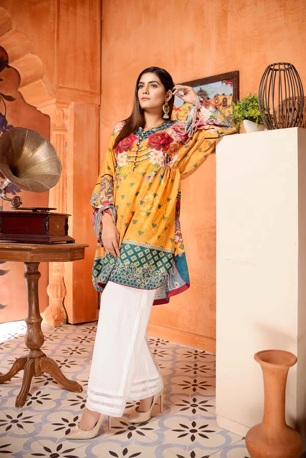 Butter Clip - Digital Mesuri Lawn Unstitch Shirt - Image 3