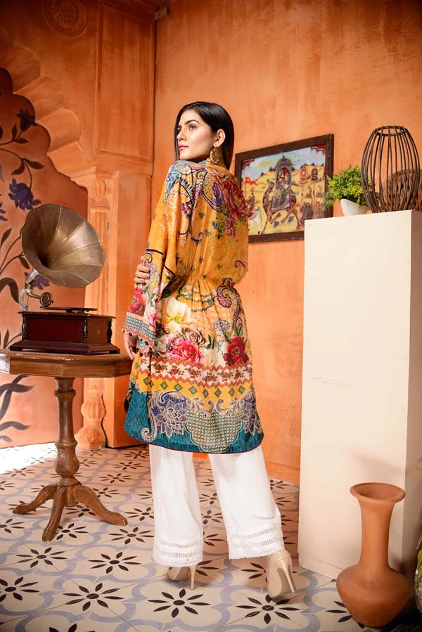 Butter Clip - Digital Mesuri Lawn Unstitch Shirt - Image 4
