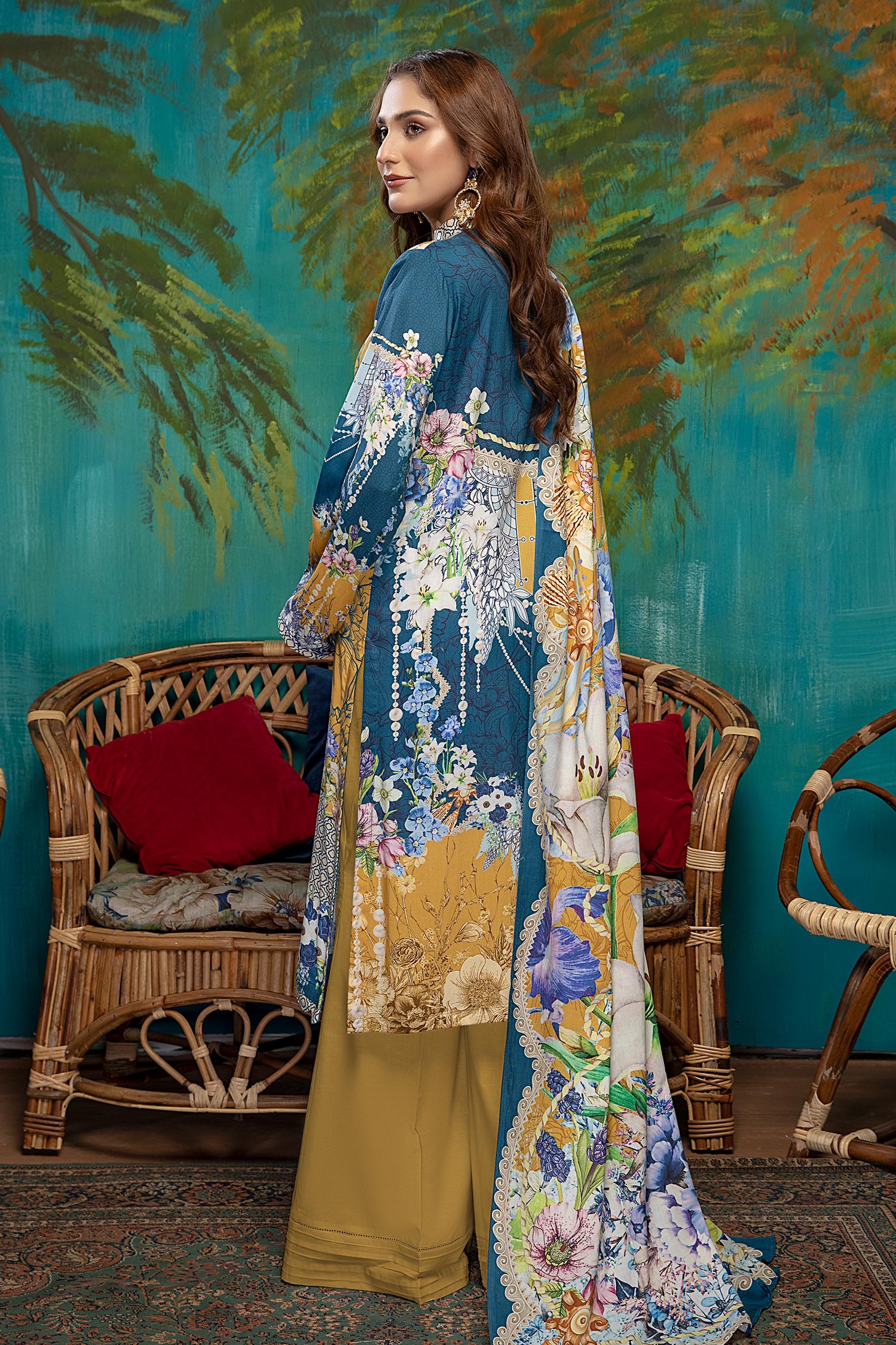 Carol - Digital Printed Linen - Image 2