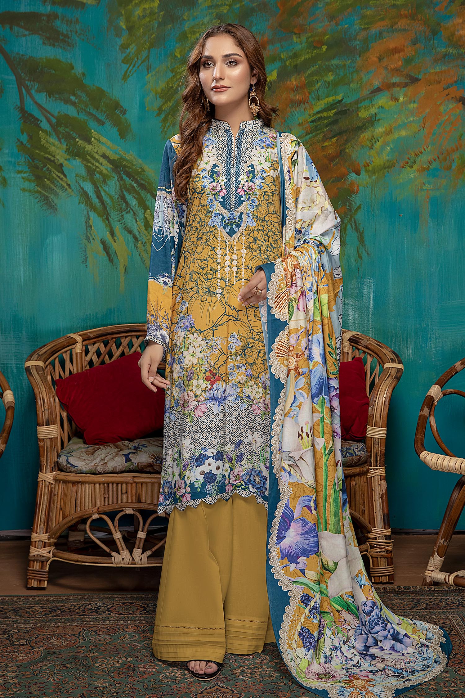 Carol - Digital Printed Linen - Image 4