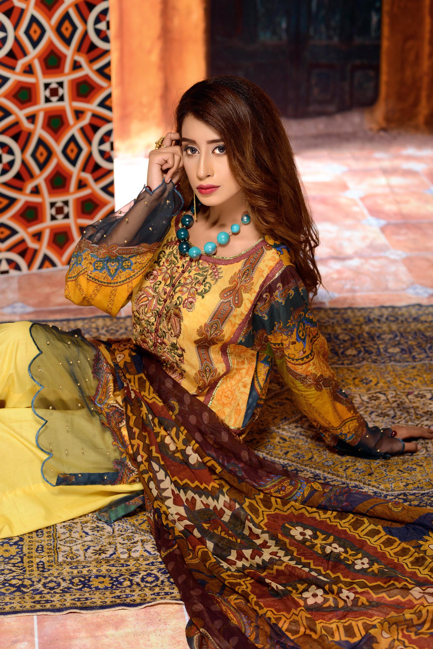 Cathan - Digital Printed and Embroidered Lawn 3PC - Image 3