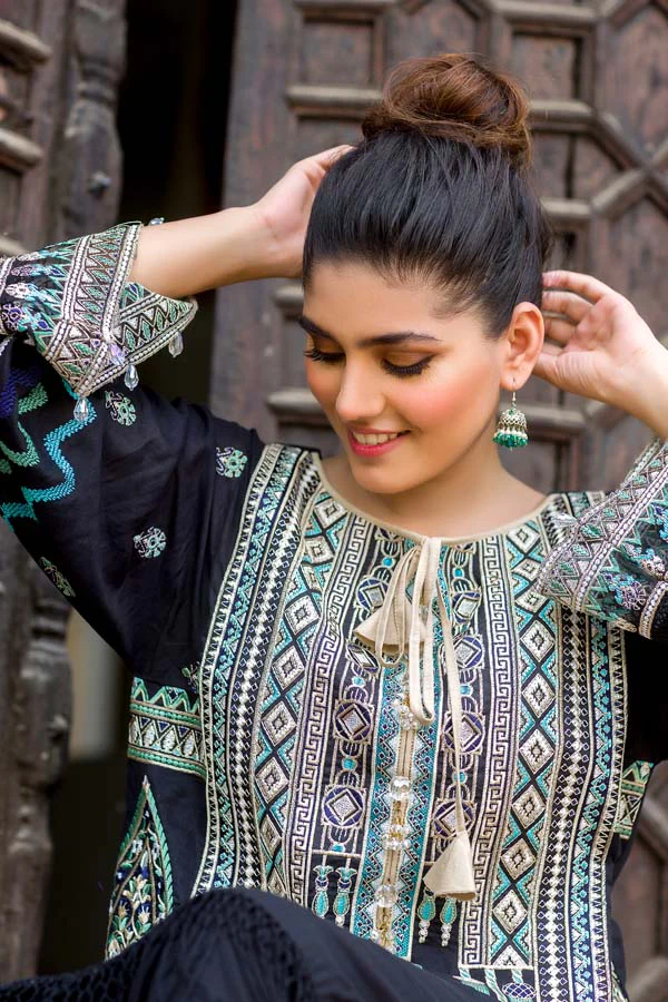 Chalcedony - Embroidered Lawn 2PC Unstitched - Image 3
