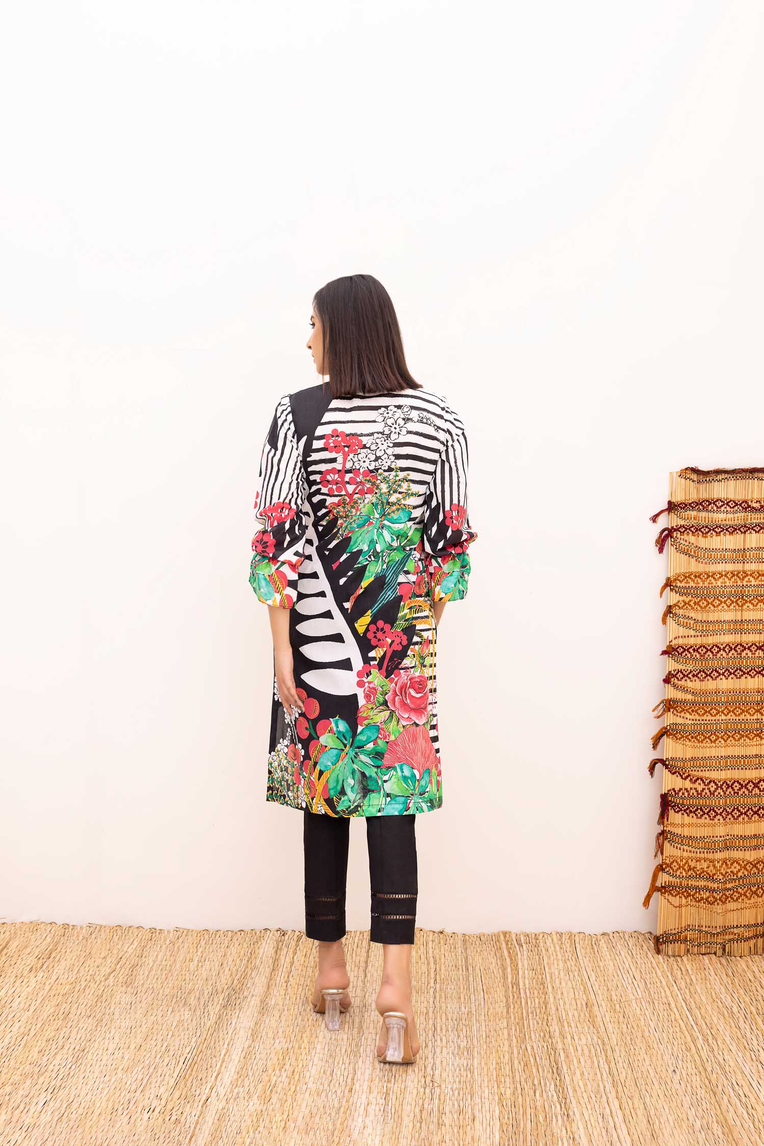 Charm Fill - Digital Printed Stitched Lawn Kurti - Image 2