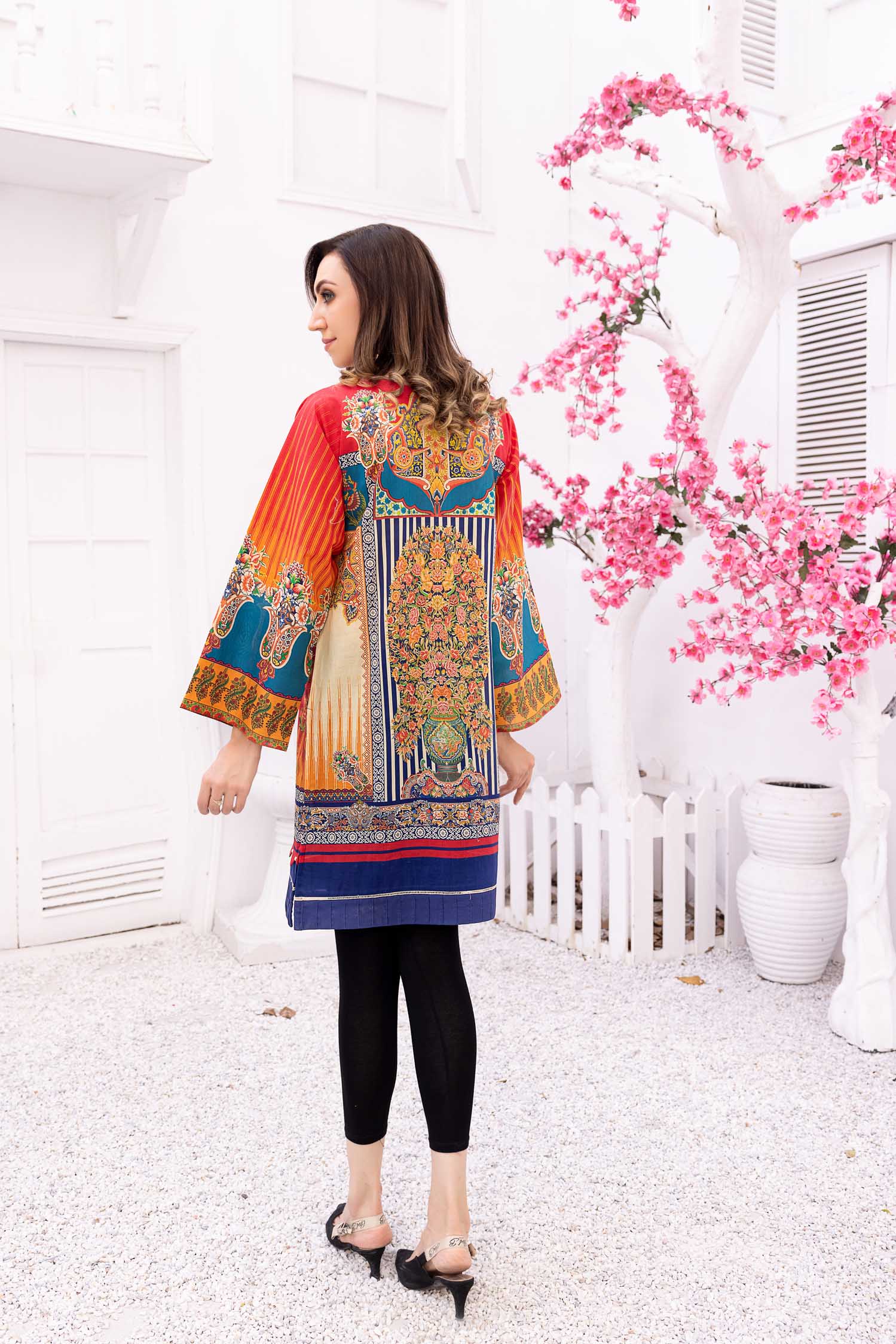 Charmin - Digital Printed Stitched Lawn Kurti - Image 2