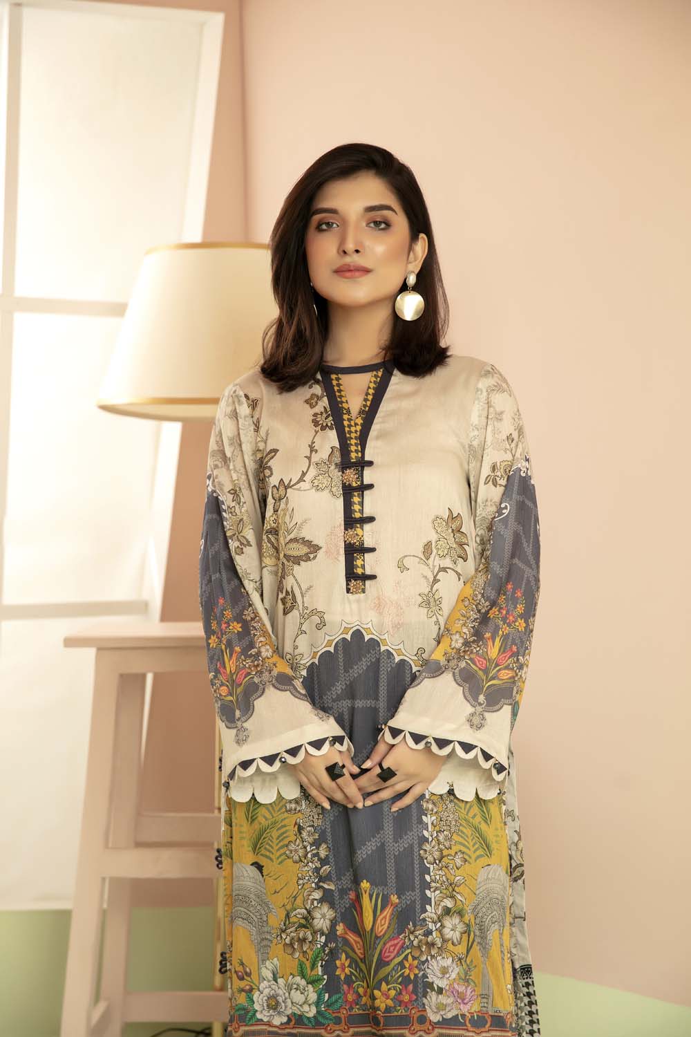 Chop - Printed Stitch Kurti - Image 2