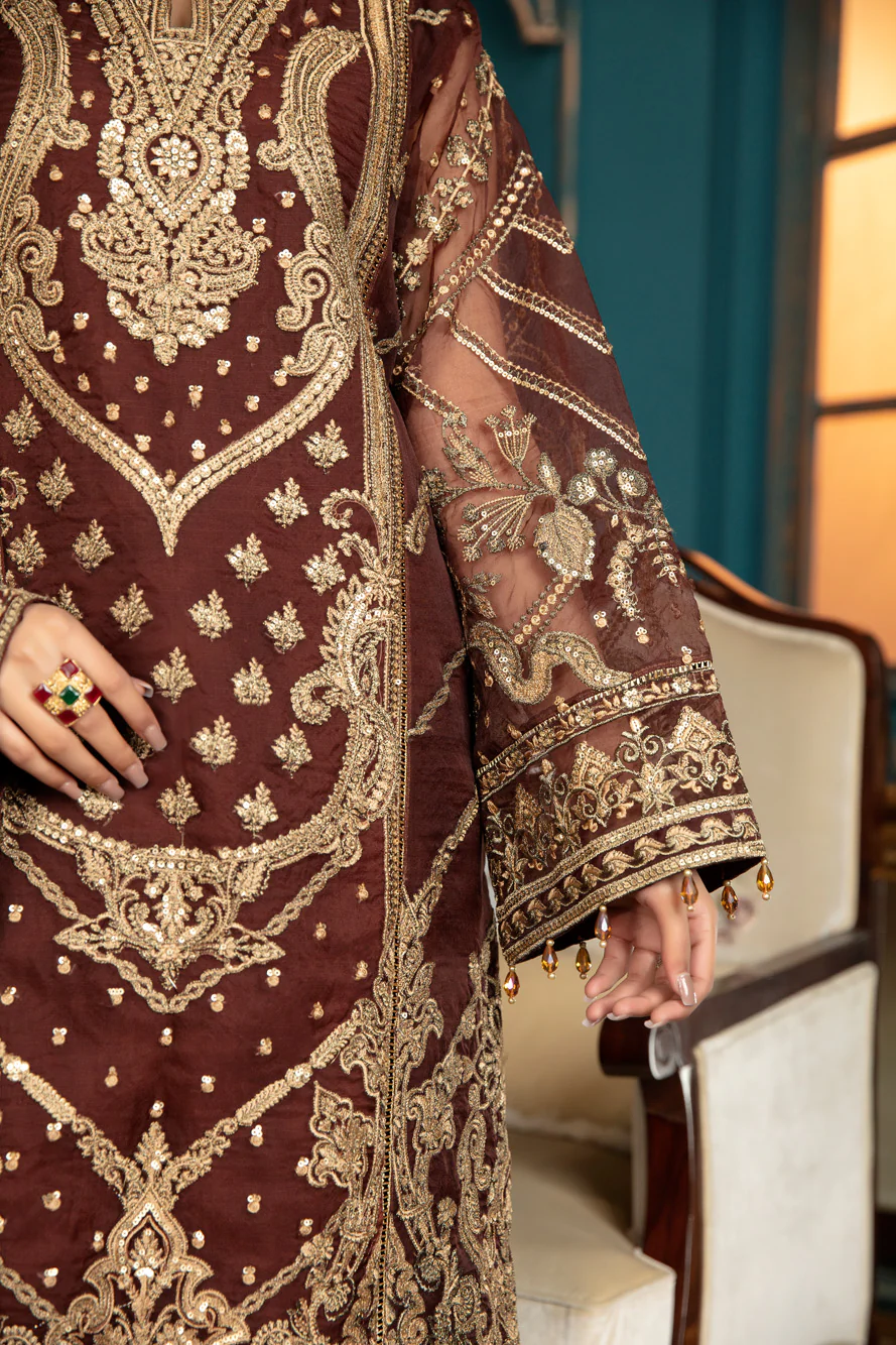 Cinnamon - Luxury Pret 4PC - Image 6
