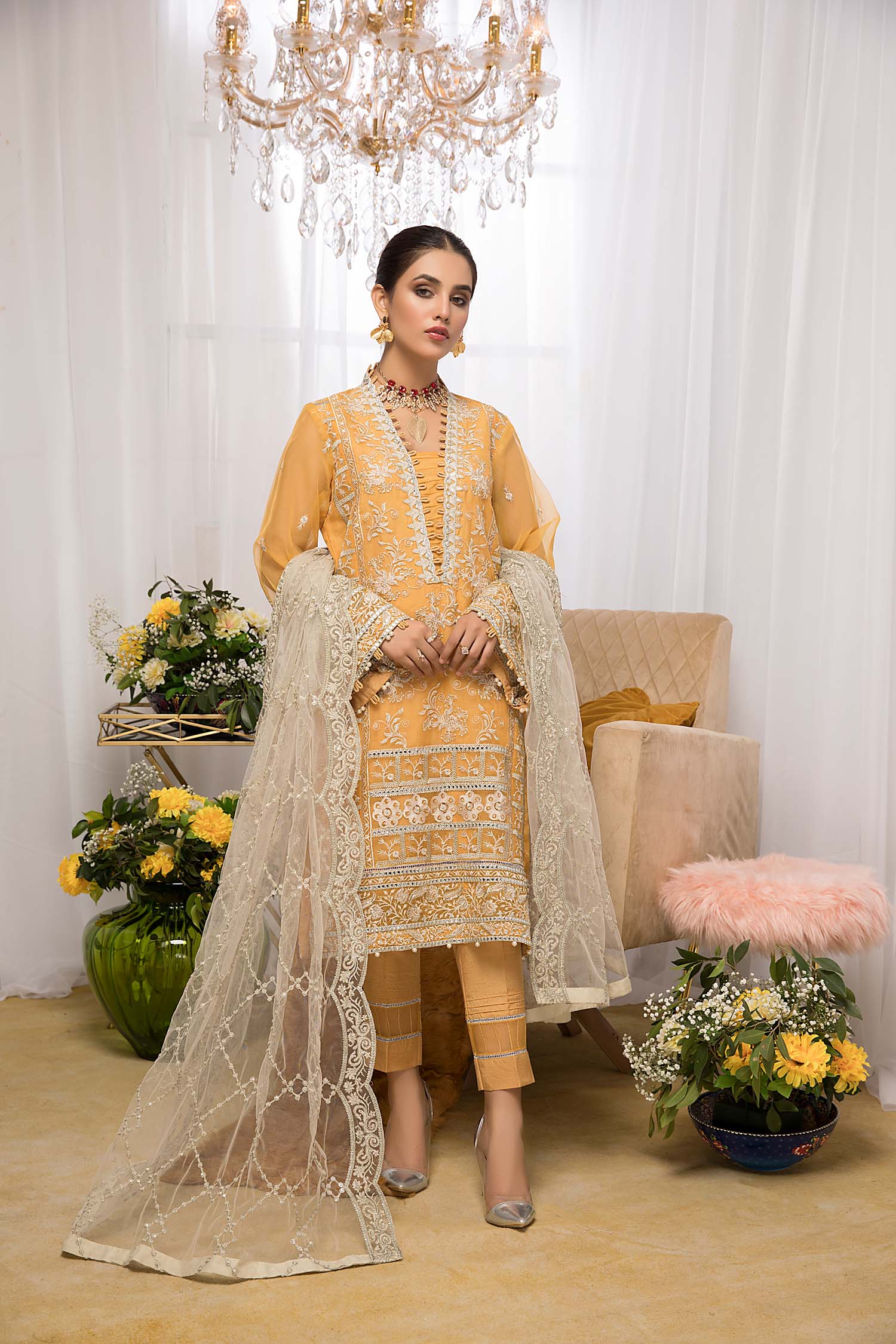 Citrine - Luxury Pret 4PC - Image 3