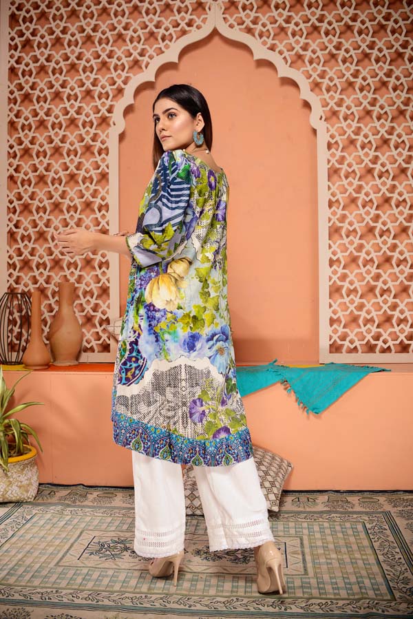 Citrus - Digital Mesuri Lawn Unstitch Shirt - Image 3
