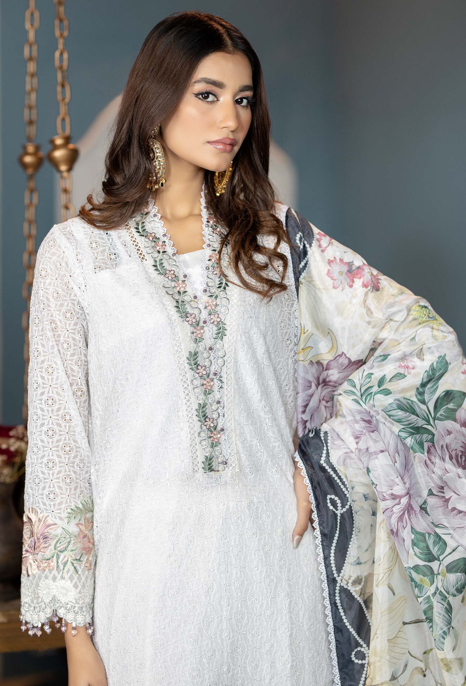 Cloying - Chikankari Unstitched - Image 4