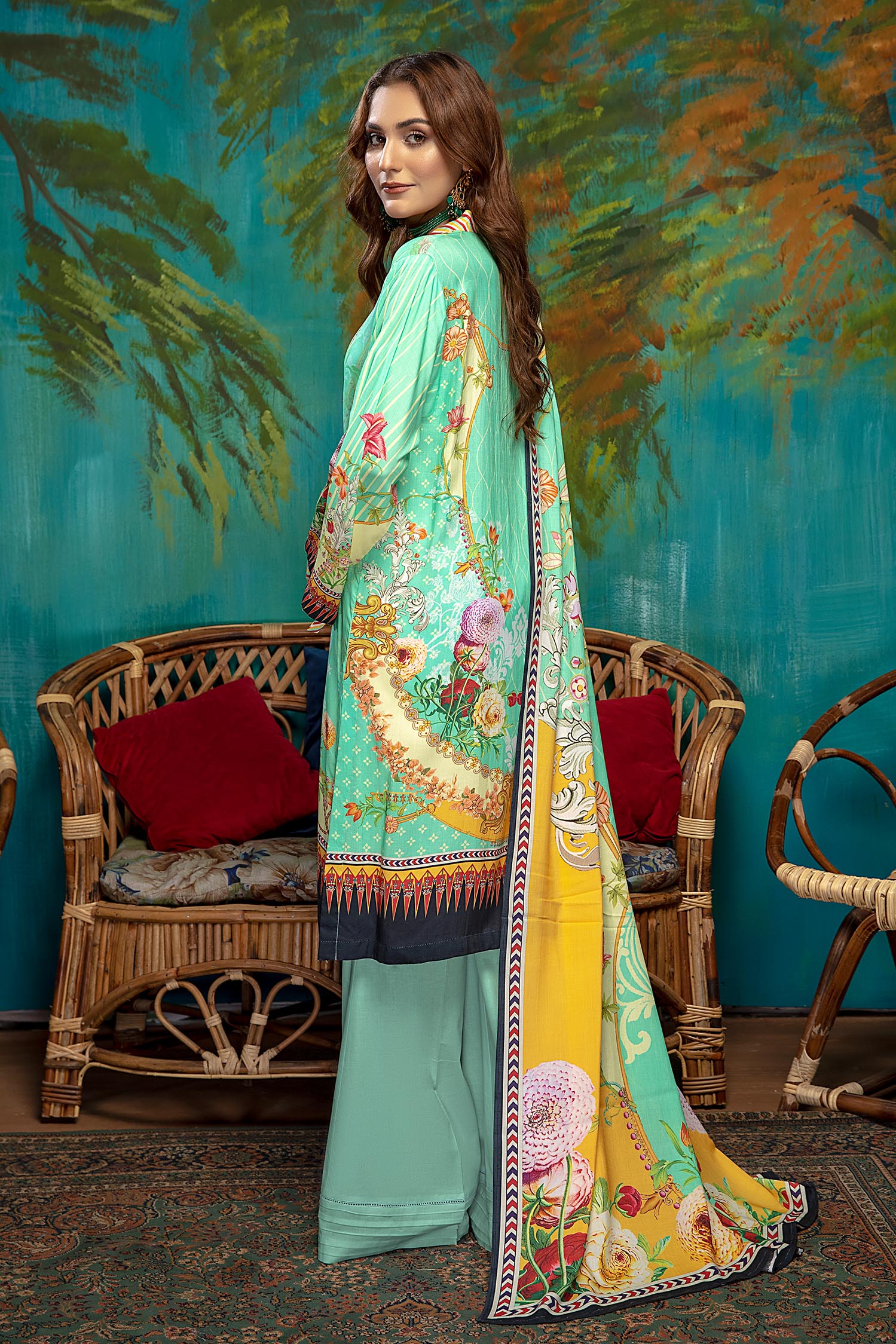 Cole - Digital Printed Linen - Image 2