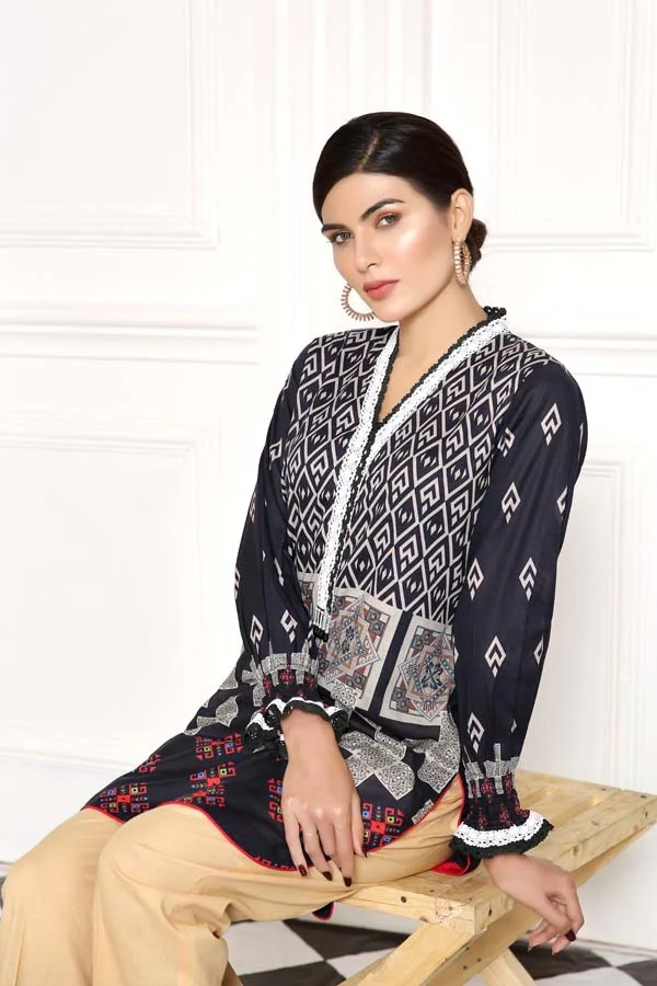Concord - Digital Printed Lawn Shirt (Unstitch) - Image 3