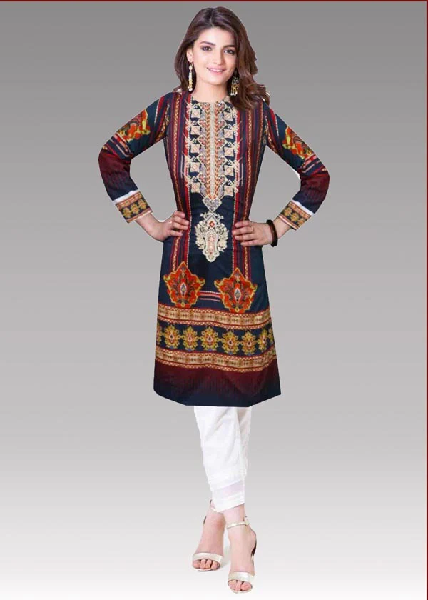 Cecilia - Digital Embroidered Lawn (Unstitch)