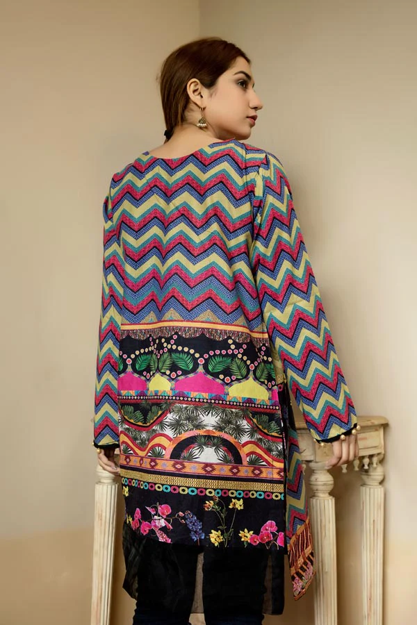 Elowen - Stitched Lawn Kurti - Image 2