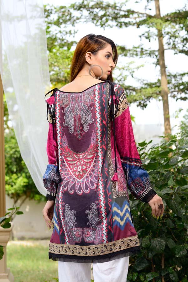 Brandy Rose - Digital Printed Unstitch Lawn Kurti - Image 3