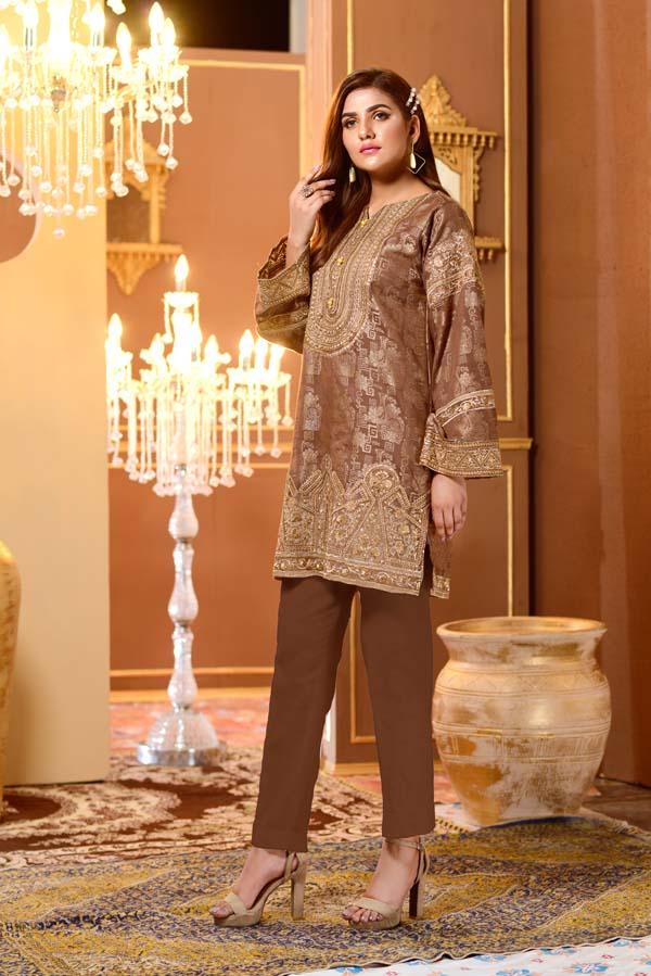 Cocoa Mulch - Embroidered Jacquard Shirt - Image 2