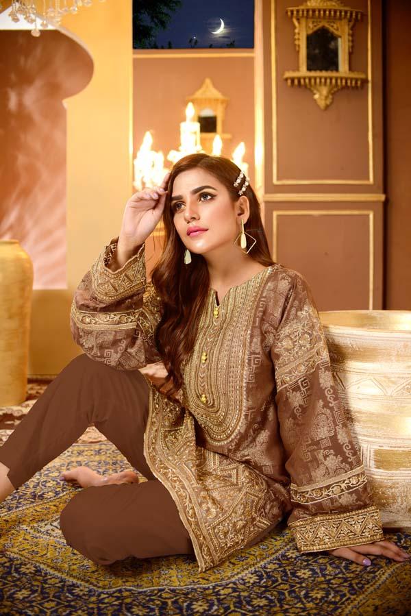 Cocoa Mulch - Embroidered Jacquard Shirt - Image 4