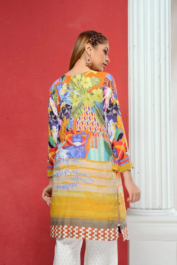 Cubic Zirconia - Embroidered Lawn Stitch Shirt - Image 3