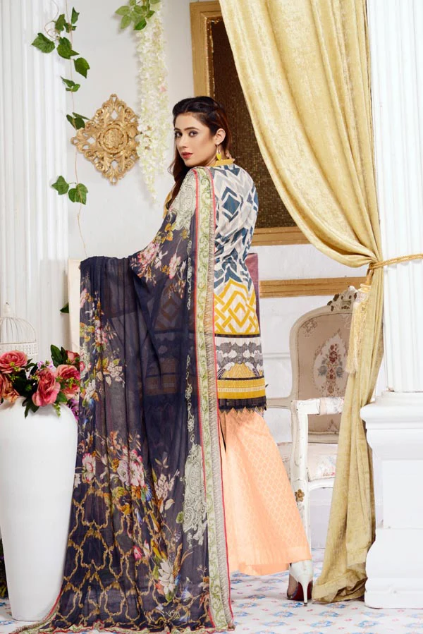 Baptisia - Digital Printed Jacquard Lawn - Image 3