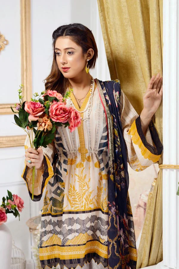 Baptisia - Digital Printed Jacquard Lawn - Image 4