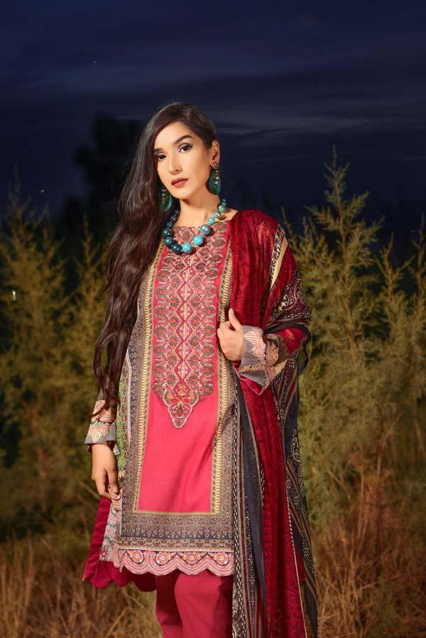 CHERRY PUNCH - DIGITAL EMBROIDERED LAWN - Image 2