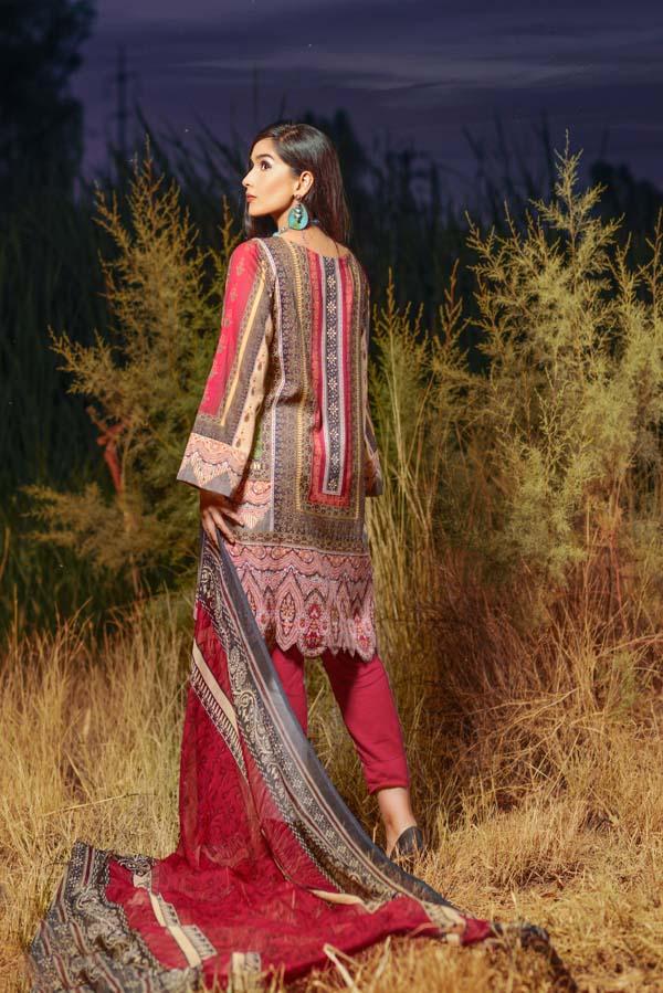 CHERRY PUNCH - DIGITAL EMBROIDERED LAWN - Image 3