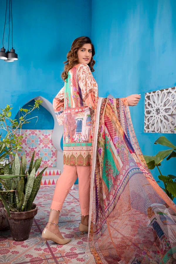 Cloe - Digital Embroidered Swiss Voil - Image 3