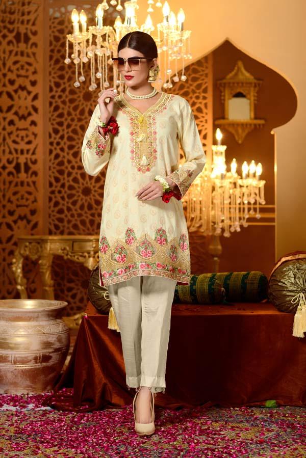 Delight - Embroidered Jacquard Shirt - Image 2