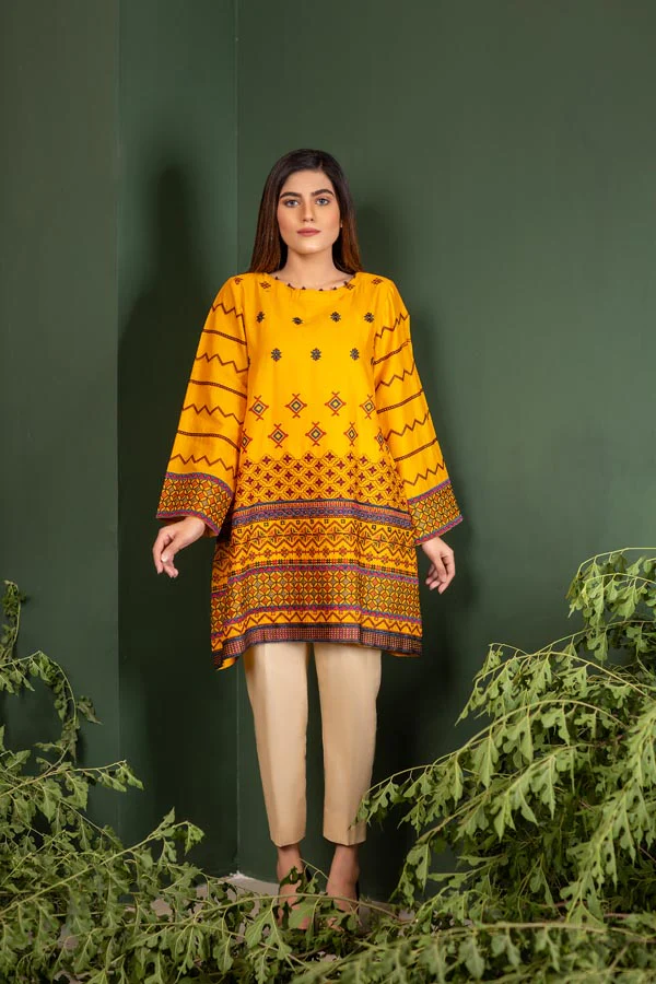 Begonia - Embroidered Lawn Stitch Shirt