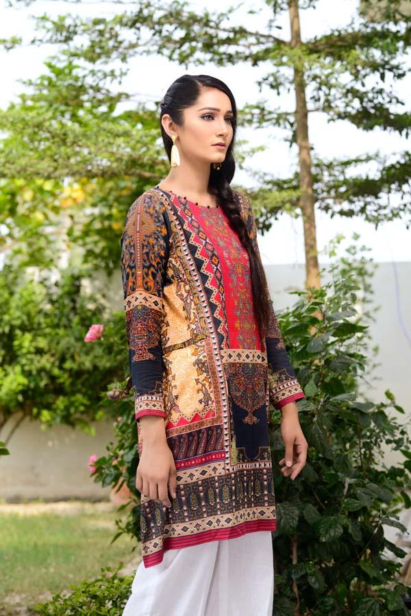 Cinder - Digital Printed Unstitch Lawn Kurti - Image 2