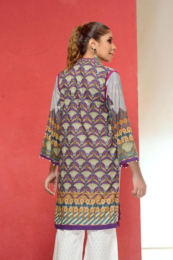 Caprel - Embroidered Lawn Stitch Shirt - Image 3