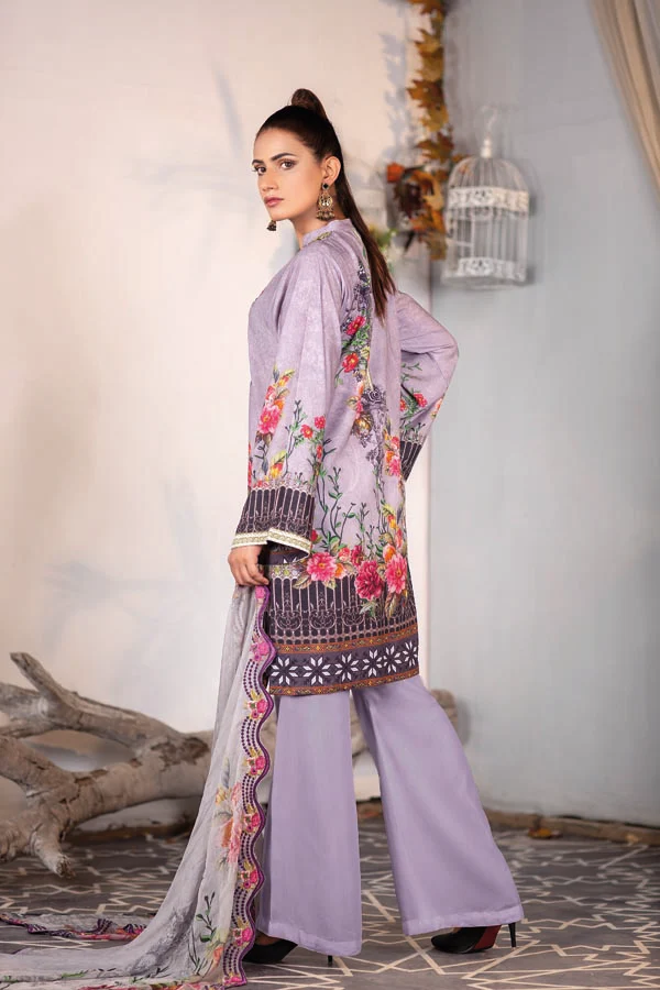 Amethyst - Digital Embroidered Karandi - Image 3