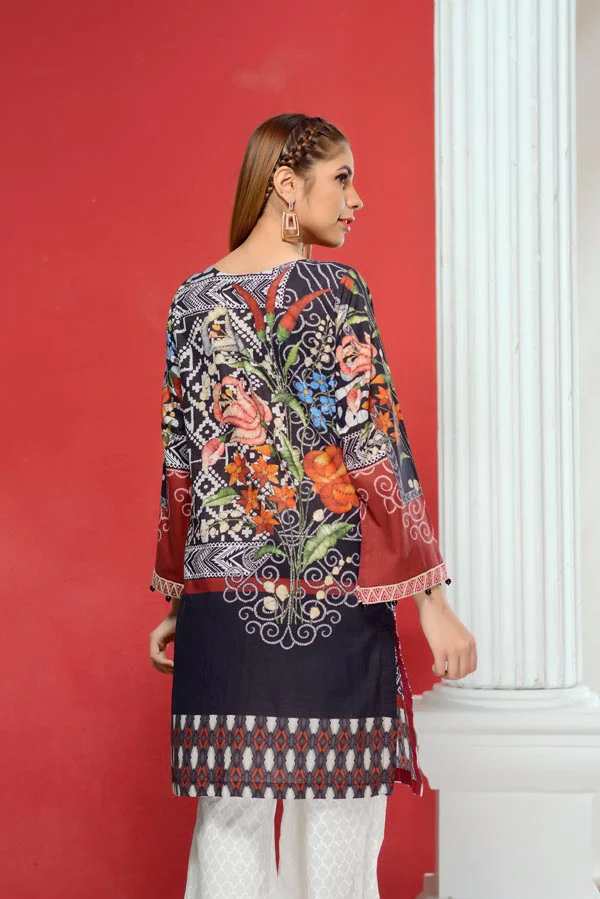 Crystal Quartz - Embroidered Lawn Stitch Shirt - Image 3