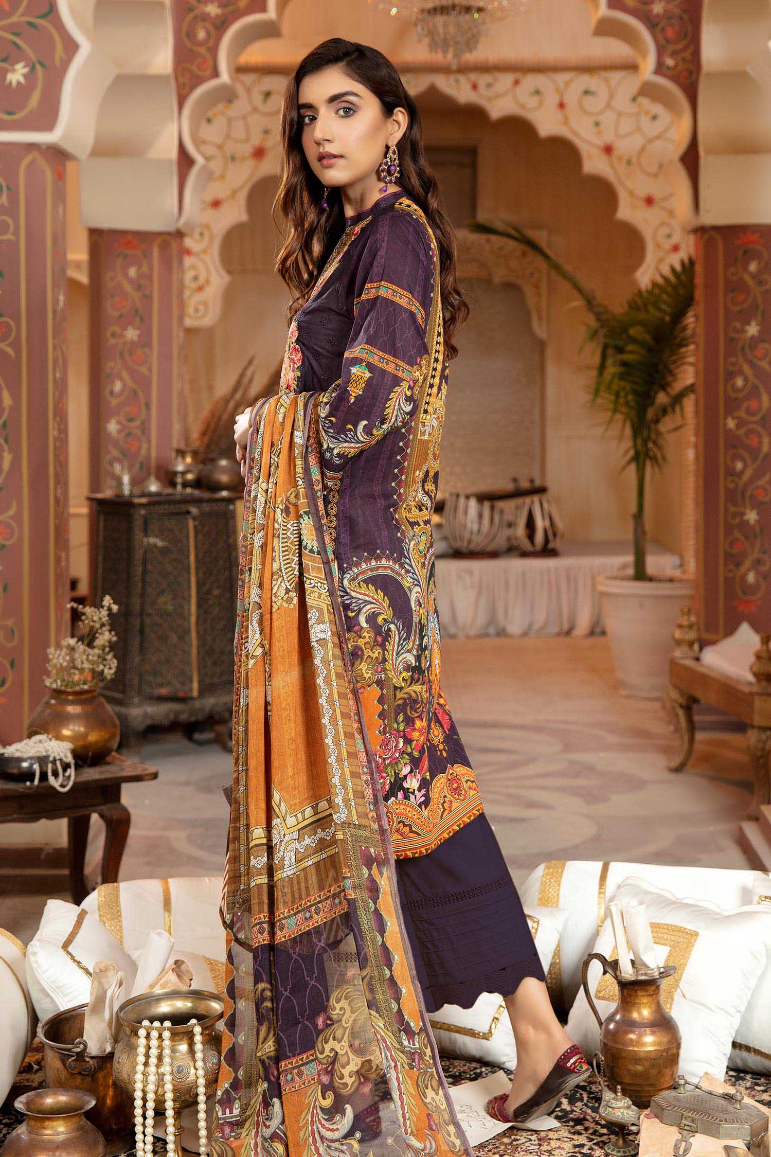 Cosmos - Schiffli Embroidered Lawn 3PC - Image 2