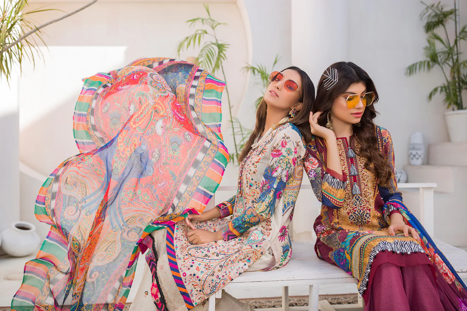 Cotula - Digital Embroidered Lawn Karandi - Image 2