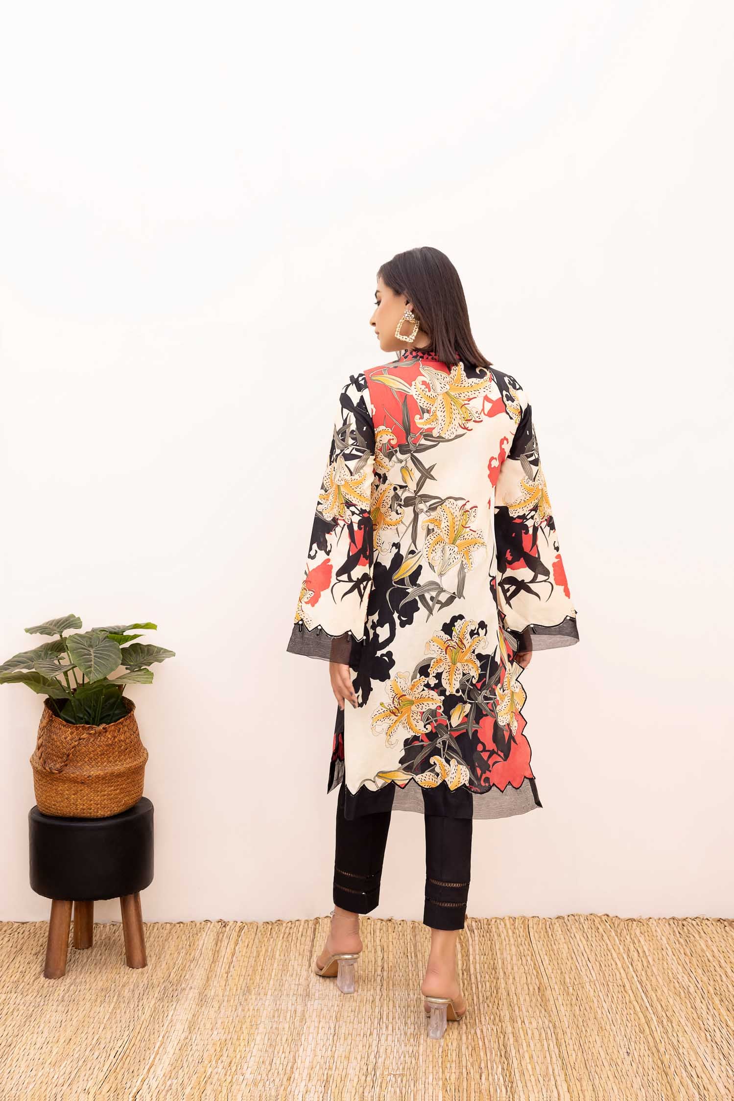 Crawl - Digital Printed Stitched Lawn Kurti - Image 3