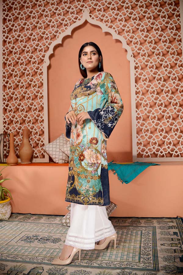 Culture Prey - Digital Mesuri Lawn Unstitch Shirt - Image 2