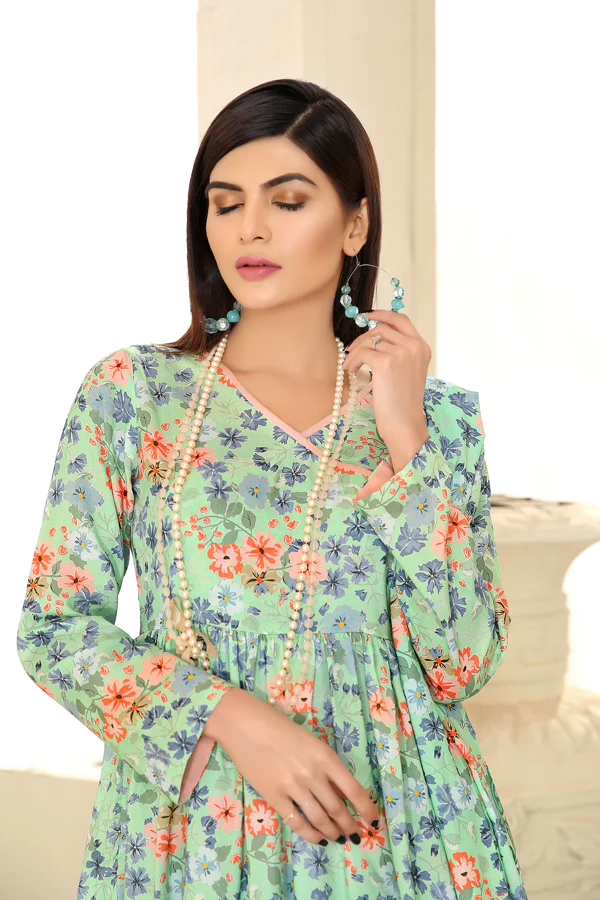D 1 - Digital Printed Linen 3PC - Image 3