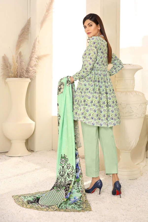 D 13 - Digital Printed Linen 3PC - Image 2