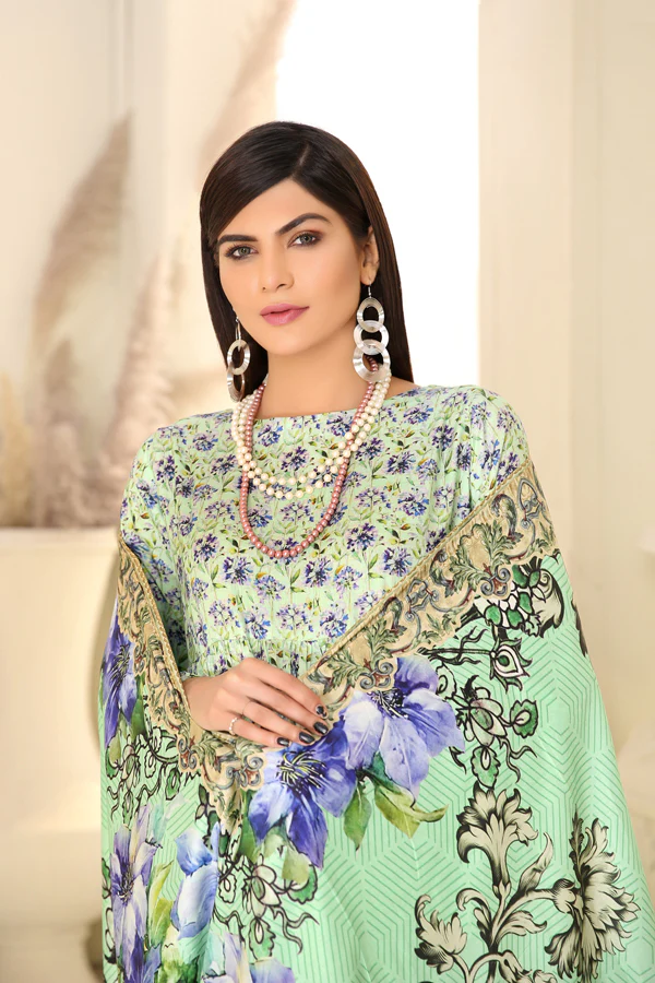 D 13 - Digital Printed Linen 3PC - Image 3