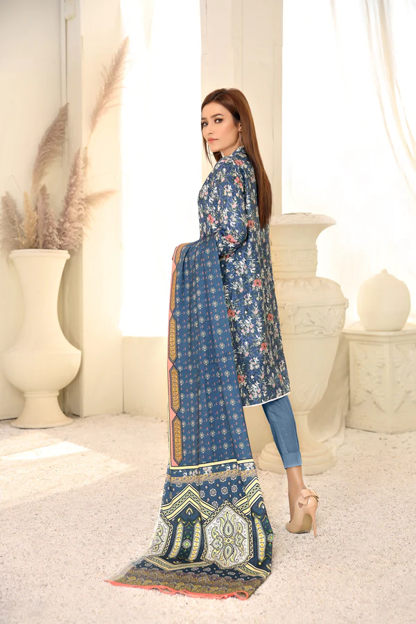 D 14 - Digital Printed Linen 3PC - Image 3
