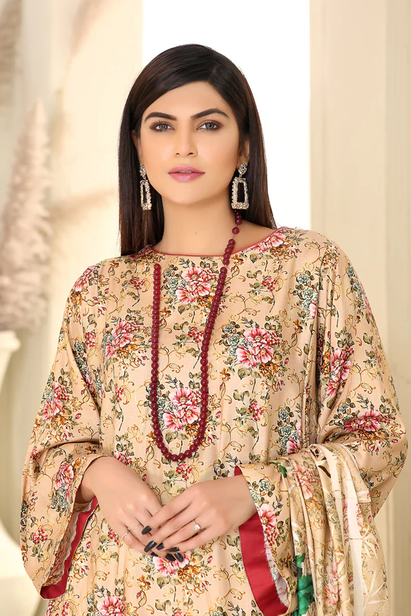 D 16 - Digital Printed Linen 3PC - Image 3