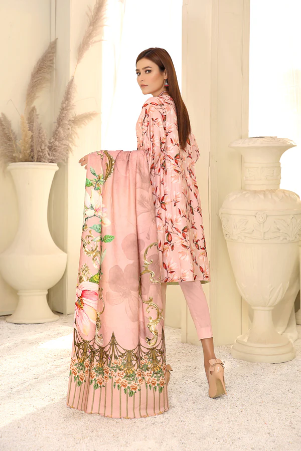 D 2 - Digital Printed Linen 3PC - Image 2