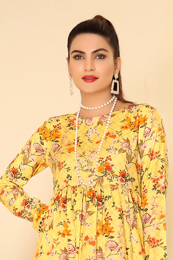 D 27 - Digital Printed Linen 3PC - Image 3