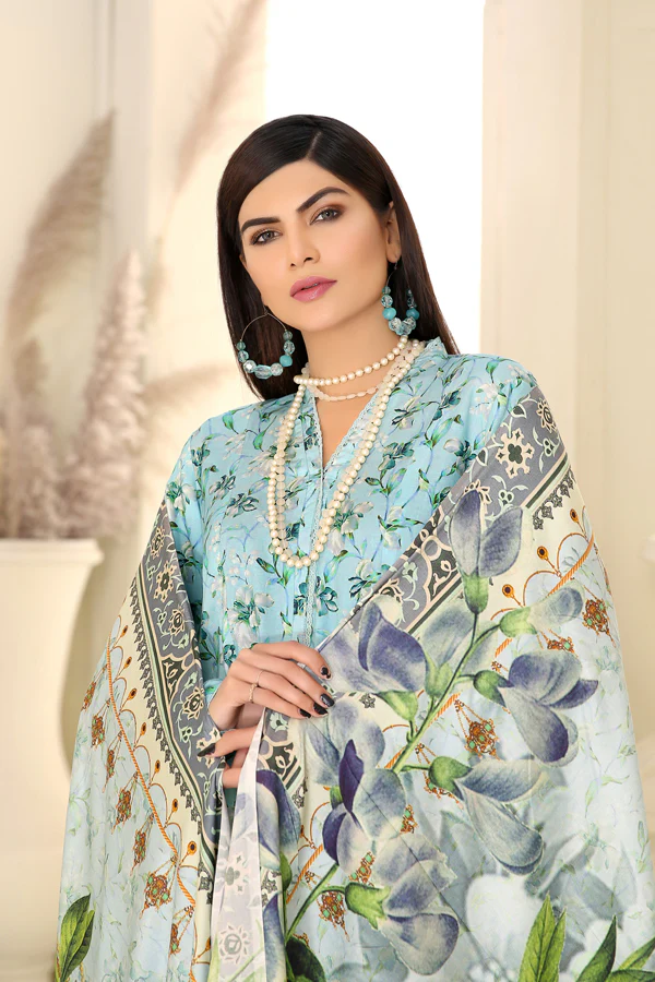 D 3 - Digital Printed Linen 3PC - Image 3