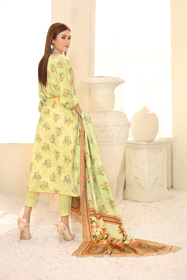 D 4 - Digital Printed Linen 3PC - Image 2