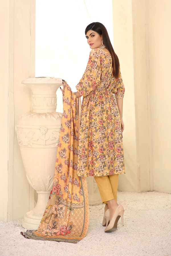 D 5 - Digital Printed Linen 3PC - Image 3