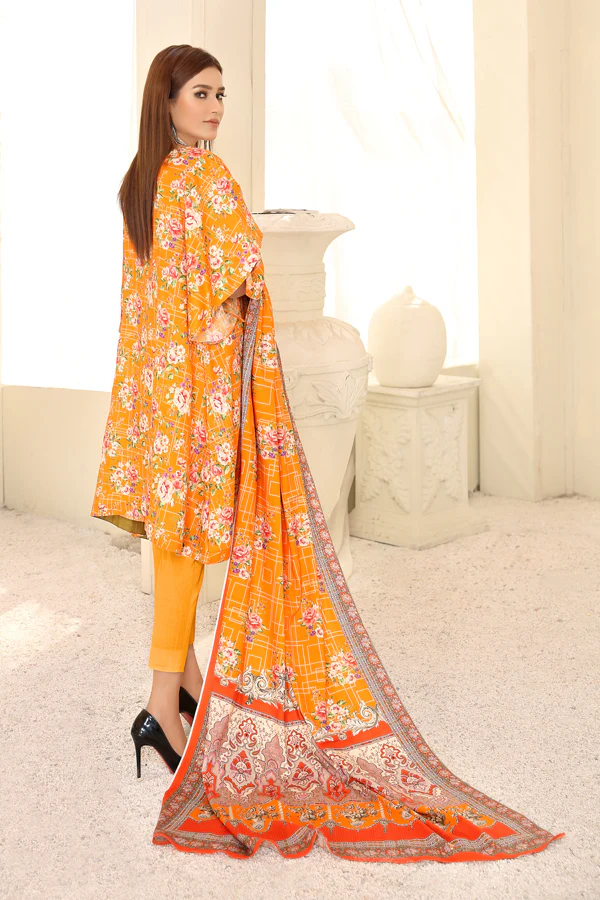 D 6 - Digital Printed Linen 3PC - Image 3