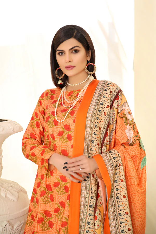 D 7 - Digital Printed Linen 3PC - Image 3