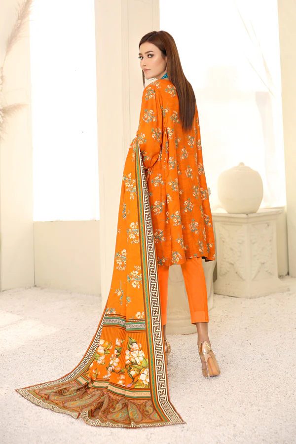 D 9 - Digital Printed Linen 3PC - Image 2
