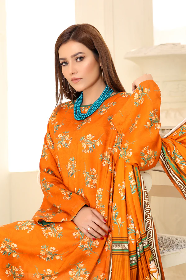 D 9 - Digital Printed Linen 3PC - Image 3